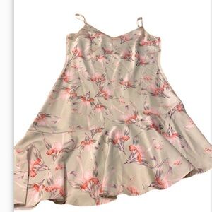 FOREST LILY floral satin dress